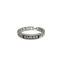 Guess JUXB03002JWSTBKS Bracelet Gris en Acier Inoxydable