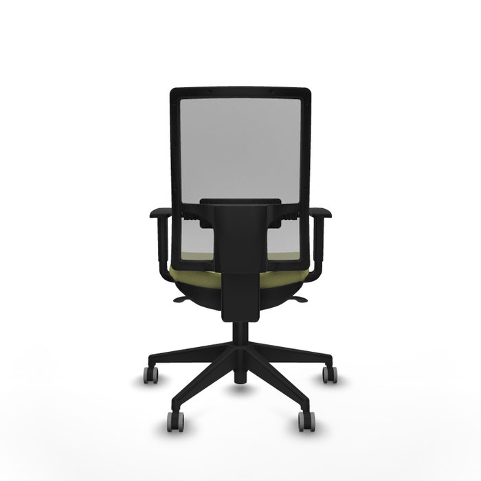 PIQUERAS Y CRESPO Chaise de bureau Horna, mécanisme synchrone, vert olive et gris PIQUERAS Y CRESPO Chaise de bureau Horna, mécanisme synchrone, vert olive et gris