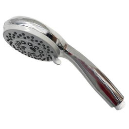 Homelux Pommeau de douche ABS chrome Ø10cm 5 positions