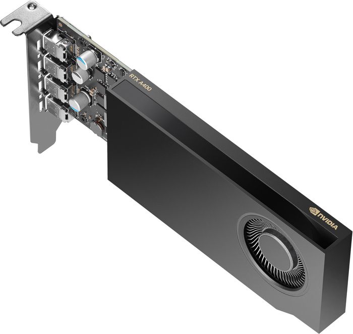 HP NVIDIA RTX A400 Carte Graphique Professionnelle 4 Go GDDR6 avec 4 Ports Mini DisplayPort