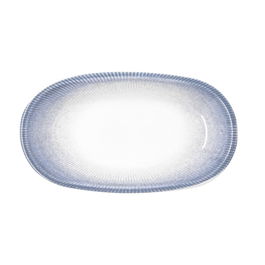 Bandeja Oval Porcelana Lea Hydrozero Bidasoa 26x14,5 cm (6 Unidades)