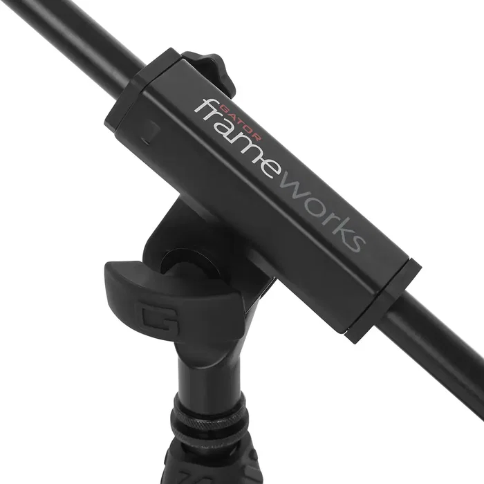 FRAMEWORKS Support de Microphone avec Bras Boom Télescopique pour Bureau et Studio
