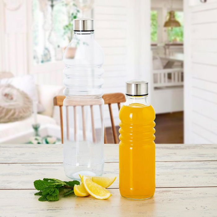 Bouteille Quid Fresh Transparent verre 1,25 L (6 Unités) Bouteille Quid Fresh Transparent verre 1,25 L (6 Unités)