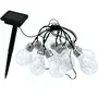 Lumisky FANTASY STAR SOLAR Guirlande lumineuse solaire de 3,75 m avec 10 ampoules cuivre micro LED blanc chaud
