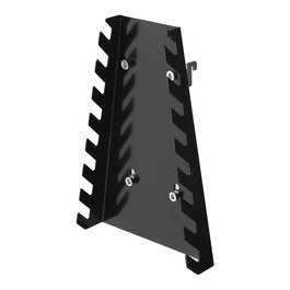 Wolfcraft 6800000 Support pour clés pour panneau perforé, acier peint noir, capacité 8 clés, 130x30x195 mm