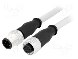 HARTING Câble M12 pour capteurs, 8 broches, 0,5m