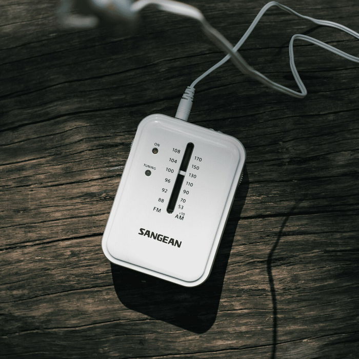 Radio transistor Sangean Blanc AM/FM