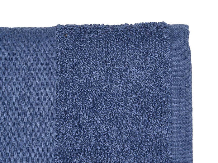 Berilo Serviette de Bain 90x150 cm Bleu Foncé 80% Coton 20% Polyester (Set de 12)