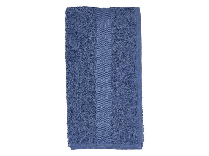 Berilo Serviette de Bain 90x150 cm Bleu Foncé 80% Coton 20% Polyester (Set de 12)