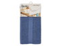 Berilo Serviette de Bain 90x150 cm Bleu Foncé 80% Coton 20% Polyester (Set de 12)