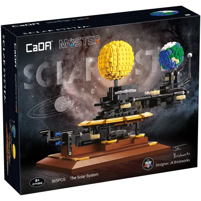 CADA Master Jeu de construction Le système solaire 865 pièces dès 8 ans