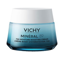 Vichy Minéral 89 Crème Légère Hydratante 72H - Soin Fortifiant pour Peau Mise à l'Épreuve, 50 ml