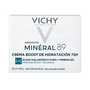 Vichy Minéral 89 Crème Légère Hydratante 72H - Soin Fortifiant pour Peau Mise à l'Épreuve, 50 ml
