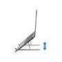 Conceptronic Thana Ergo F Support de refroidissement pour ordinateur portable Aluminium Argenté