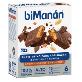 BIMANAN Barre Cacahuète Croquante 6 un