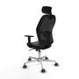 Piqueras y Crespo Chaise de Bureau 1D086G2 Gris foncé