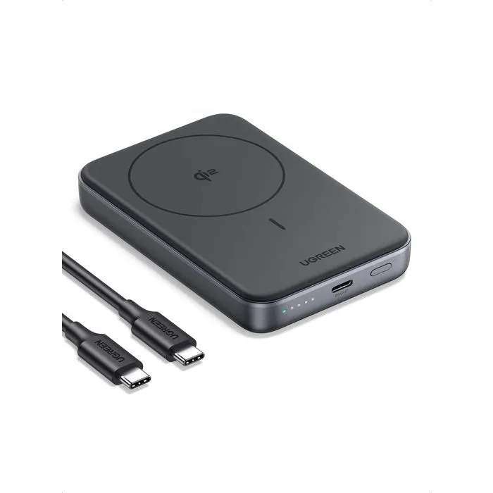 UGREEN - Batterie externe 10000 mAh Qi 30W, charge rapide sans fil et filaire via USB-C et USB-A - Noir UGREEN - Batterie externe 10000 mAh Qi 30W, charge rapide sans fil et filaire via USB-C et USB-A - Noir