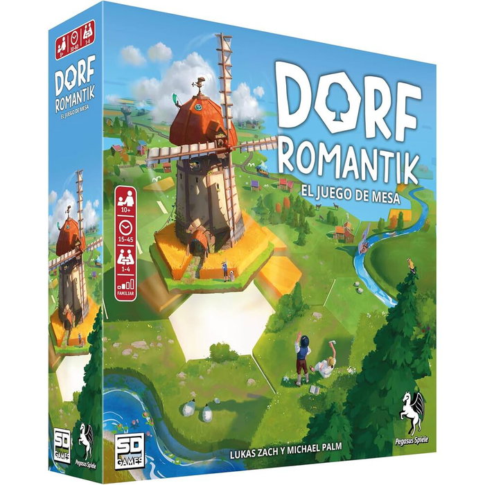 SD GAMES - Jeu de plateau Dorfromantik en espagnol, pour 1 à 4 joueurs dès 8 ans, durée 15-45 min SD GAMES - Jeu de plateau Dorfromantik en espagnol, pour 1 à 4 joueurs dès 8 ans, durée 15-45 min