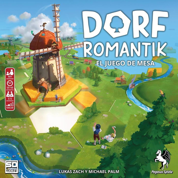 SD GAMES - Jeu de plateau Dorfromantik en espagnol, pour 1 à 4 joueurs dès 8 ans, durée 15-45 min SD GAMES - Jeu de plateau Dorfromantik en espagnol, pour 1 à 4 joueurs dès 8 ans, durée 15-45 min