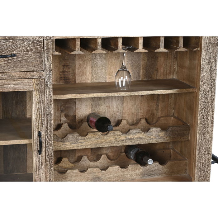 Home ESPRIT Meuble bar Marron Noir Naturel