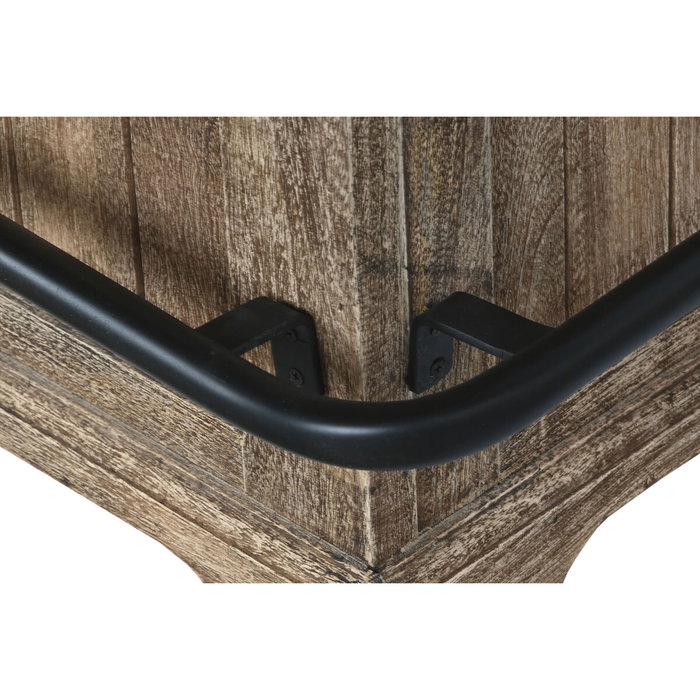 Home ESPRIT Meuble bar Marron Noir Naturel