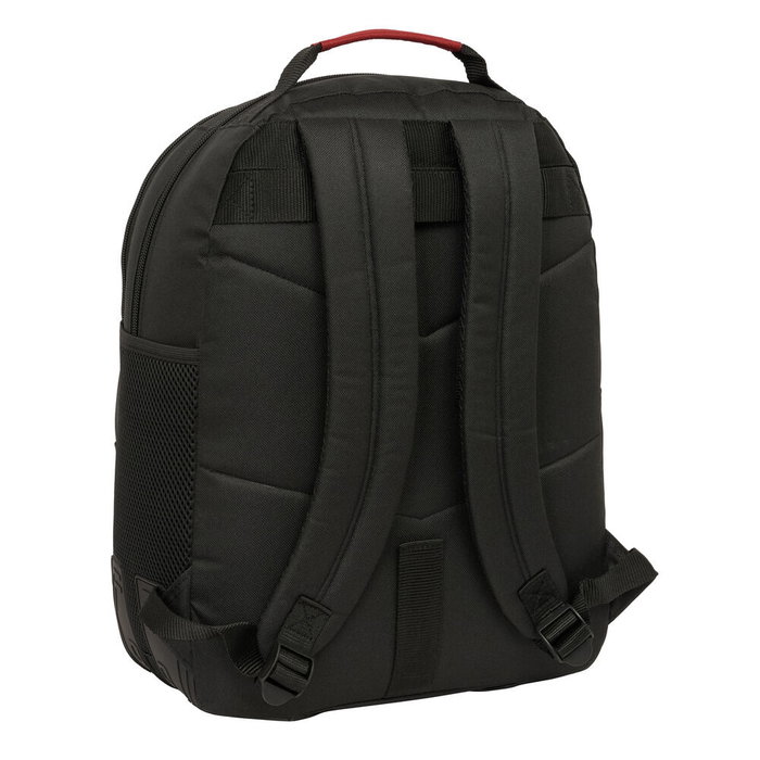 Safta Mochila Doble avec cantonnières adaptable à un chariot 32x42x15 cm Safta Mochila Doble avec cantonnières adaptable à un chariot 32x42x15 cm