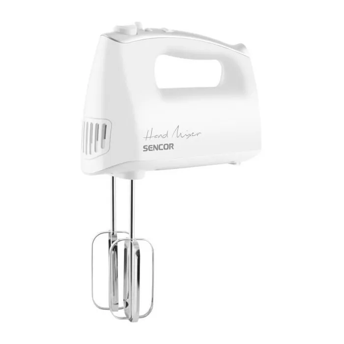 Sencor SHM 5206WH-EUE3 Batteur à Main 500 W - 5 Vitesses, Fonction Turbo avec 3 Accessoires et Boîte de Rangement Sencor SHM 5206WH-EUE3 Batteur à Main 500 W - 5 Vitesses, Fonction Turbo avec 3 Accessoires et Boîte de Rangement