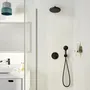 GROHE Mitigeur Thermostatique Douche Encastrée Noir, 1 + 2 Jets, Réf. 348832430 - Ensemble Douche Moderne