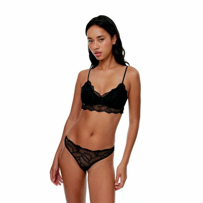 Tanga Black Limba Maze Noir