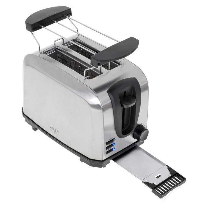 Adler AD 3222 Grille-pain 1000 W Argenté