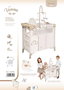 Decuevas Armario cambiador plegable Verona avec accessoires pour poupées - Armoire à langer pliable avec accessoires pour poupées jusqu'à 42 cm - Dimensions: 60x32x70 cm