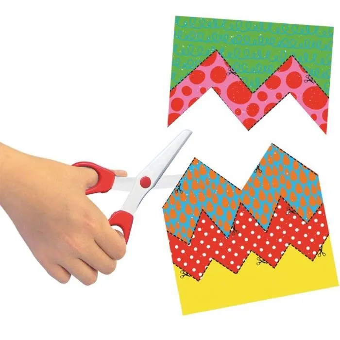Ses Creative J'apprends à Découper, Faire des Mosaïques et Perforer - Kit d'Activités Créatives pour Enfants à partir de 3 ans
