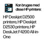 HP 300 - Cartouche d'encre noir authentique - Environ 200 pages - Pour imprimantes HP