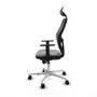 Piqueras y Crespo Chaise de Bureau 1D086N1 Gris