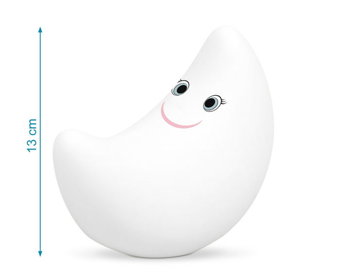 KioKids - Lampe veilleuse décorative lune, lumière d'accompagnement douce pour enfant, peur du noir, chambre, nuit, blanc KioKids - Lampe veilleuse décorative lune, lumière d'accompagnement douce pour enfant, peur du noir, chambre, nuit, blanc