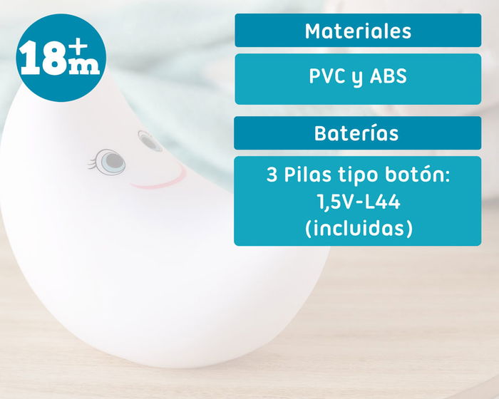 KioKids - Lampe veilleuse décorative lune, lumière d'accompagnement douce pour enfant, peur du noir, chambre, nuit, blanc KioKids - Lampe veilleuse décorative lune, lumière d'accompagnement douce pour enfant, peur du noir, chambre, nuit, blanc