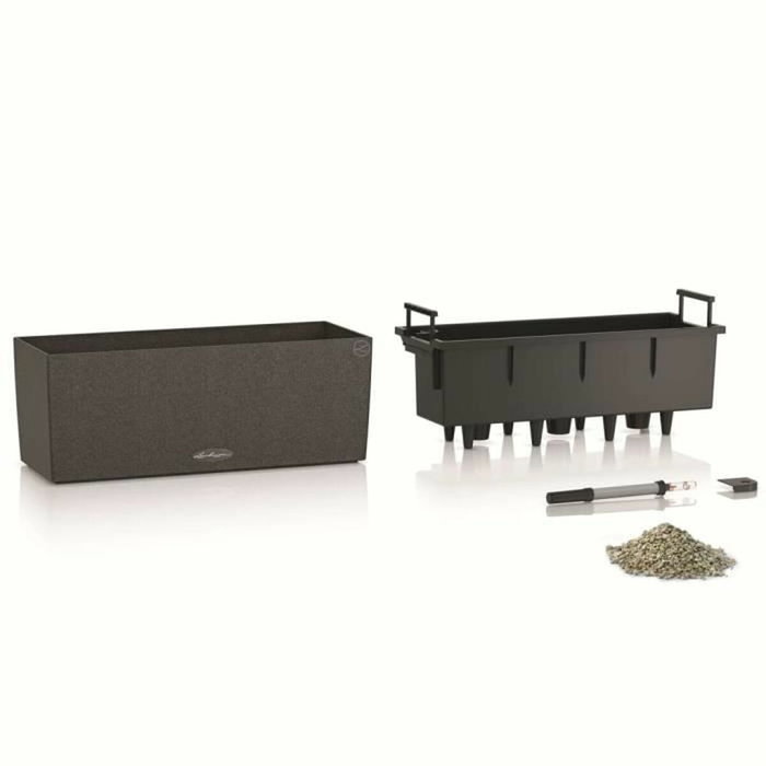 Lechuza Jardinière Balconera Stone 50 ALL-IN-ONE Noir Lechuza Jardinière Balconera Stone 50 ALL-IN-ONE Noir