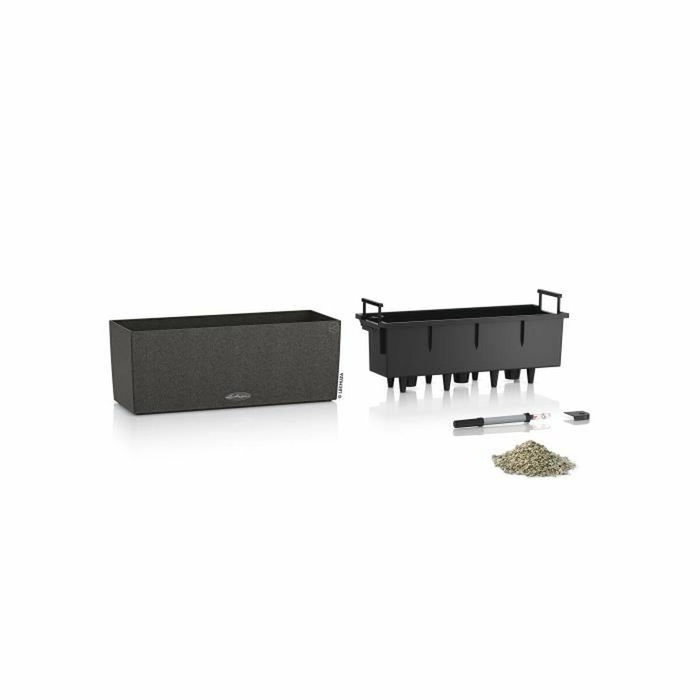 Lechuza Jardinière Balconera Stone 50 ALL-IN-ONE Noir Lechuza Jardinière Balconera Stone 50 ALL-IN-ONE Noir