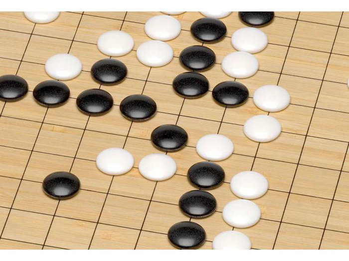Cayro - Jeu de Go en bois 40x40 cm - Jeu de stratégie pour 2 joueurs, à partir de 8 ans