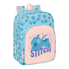 Cartable Lilo & Stitch Ohana Bleu clair Rose clair 26 x 34 x 11 cm