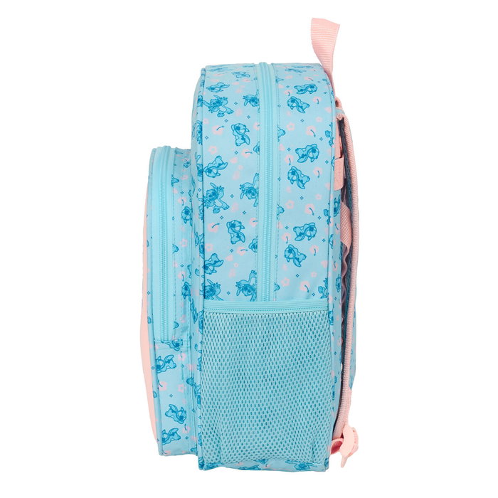 Cartable Lilo & Stitch Ohana Bleu clair Rose clair 26 x 34 x 11 cm Cartable Lilo & Stitch Ohana Bleu clair Rose clair 26 x 34 x 11 cm