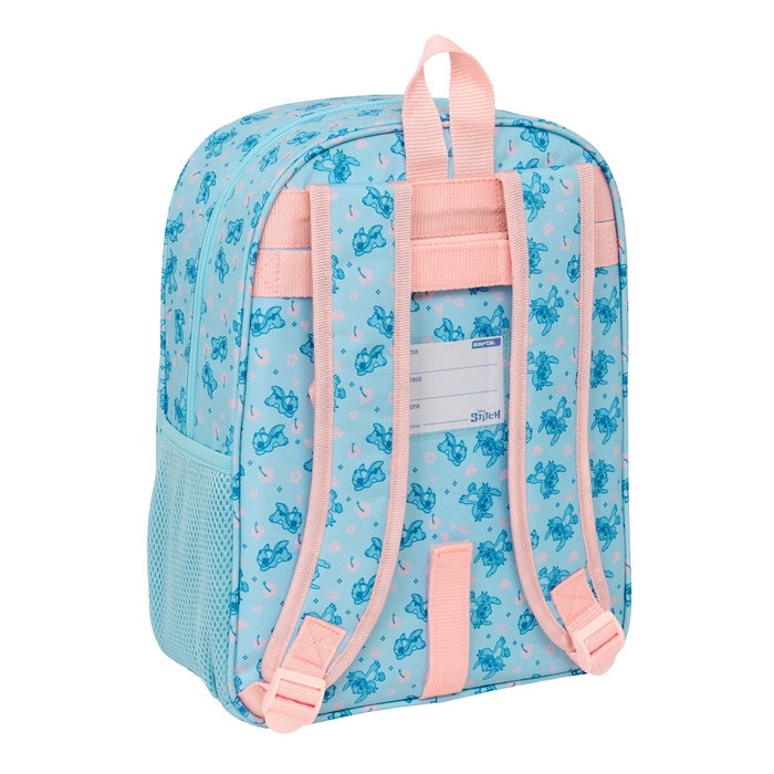 Cartable Lilo & Stitch Ohana Bleu clair Rose clair 26 x 34 x 11 cm Cartable Lilo & Stitch Ohana Bleu clair Rose clair 26 x 34 x 11 cm