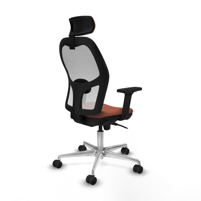 Piqueras y Crespo Chaise de Bureau Jorquera 2D086N2 Blanc Marron