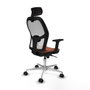 Piqueras y Crespo Chaise de Bureau Jorquera 2D086N2 Blanc Marron