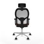 Piqueras y Crespo Chaise de Bureau Jorquera 2D086N2 Blanc Marron