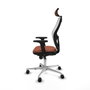 Piqueras y Crespo Chaise de Bureau Jorquera 2D086N2 Blanc Marron