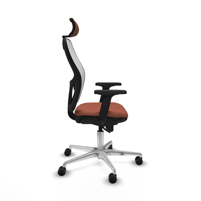 Piqueras y Crespo Chaise de Bureau Jorquera 2D086N2 Blanc Marron