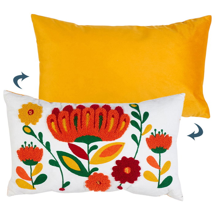 Home Deco Factory Coussin Brodé Heritage 30x50 cm