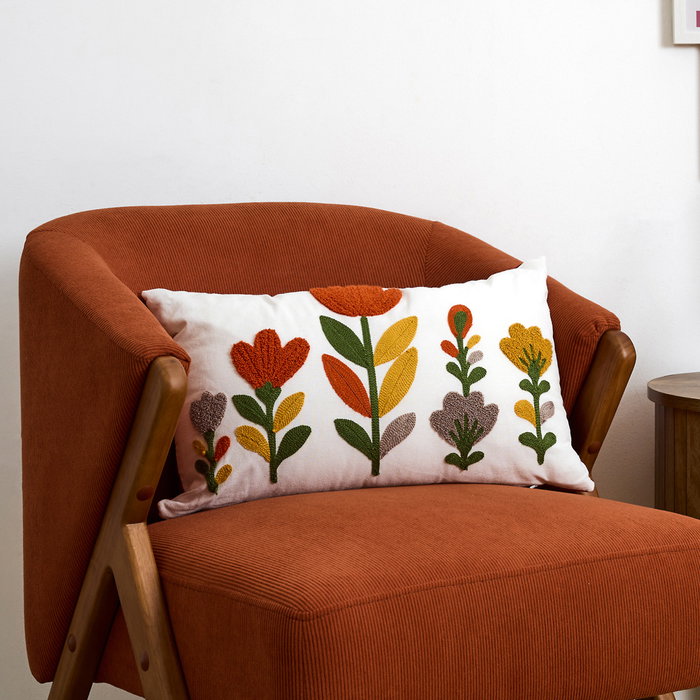 Home Deco Factory Coussin Brodé Heritage 30x50 cm