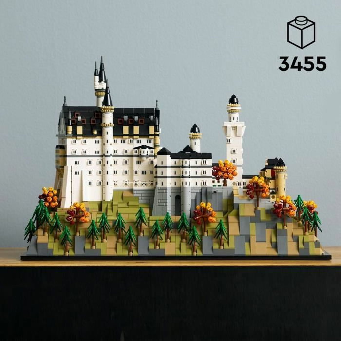 Lego Set de Construction Architecture 21063 Le Château de Neuschwanstein - 3455 Pièces pour Adultes et Décoration